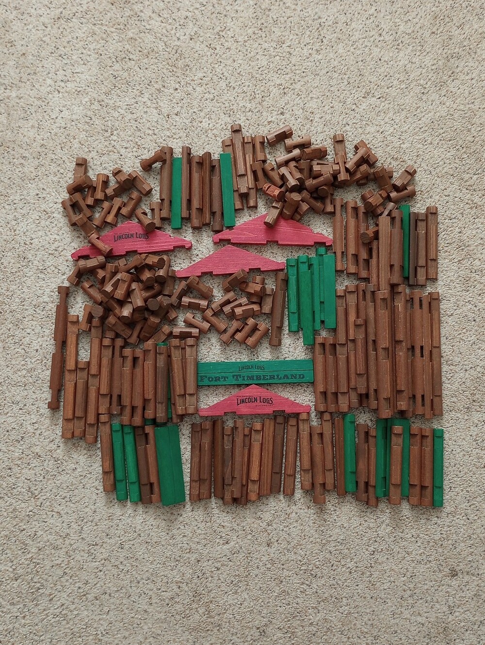 The Original Lincoln Logs Building Set Fort Timberland